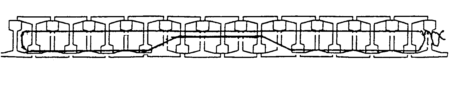 Рельсы, размещаемые подошвами вверх, увязывают аналогично рельсам, размещенным подошвами вниз.