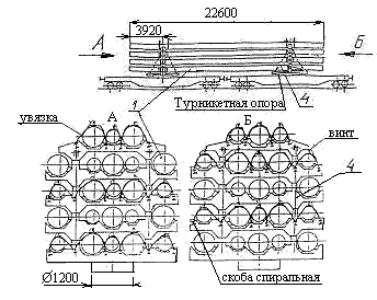 Центрифугированные конические стойки длиной 22,6 м