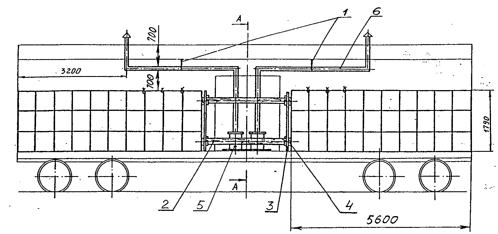 расстояние между грузом и печью