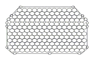 Форма поперечного сечения пакетов лесоматериалов