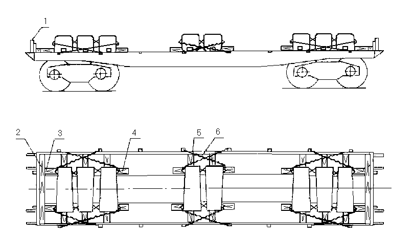 Слитки весом 8 т на платформе с деревометаллическим полом