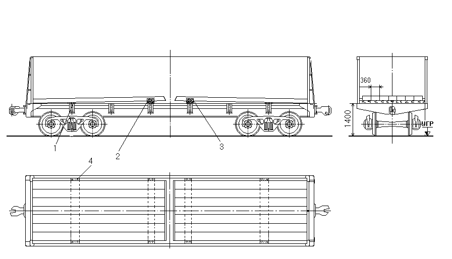 Блюмсы шириной 360 мм, высотой 300 мм, длиной от 4300 до 5900 мм