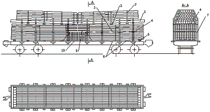 Непропитанные шпалы на платформе