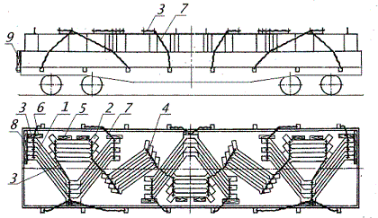 При совместной перевозке элеваторных элементов СУГ (9 шт.) и СПГ (17 шт.) 
