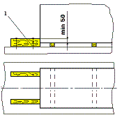 Установка упорных брусков