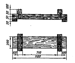 облегченную деревянную подставку