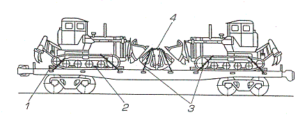 Демонтированное навесное оборудование