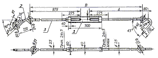 Груженые специализированные контейнеры закрепляют восемью инвентарными металлическими растяжками I и II типов