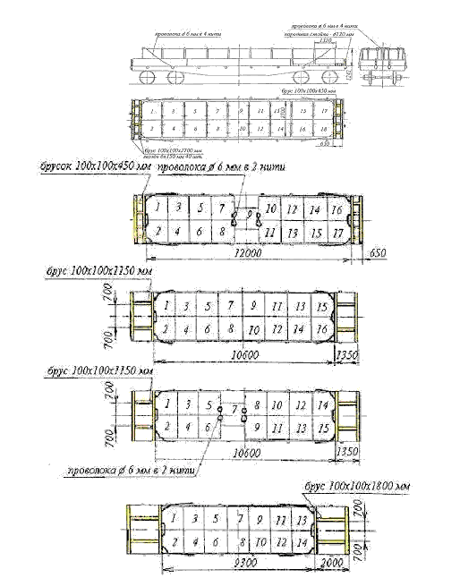 груженые специализированные контейнеры