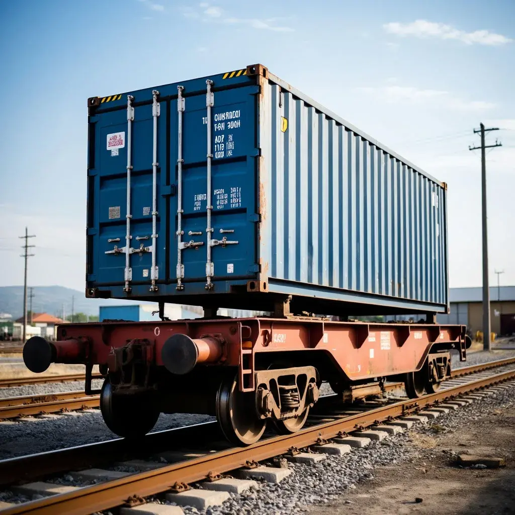 Контейнеры на платформах