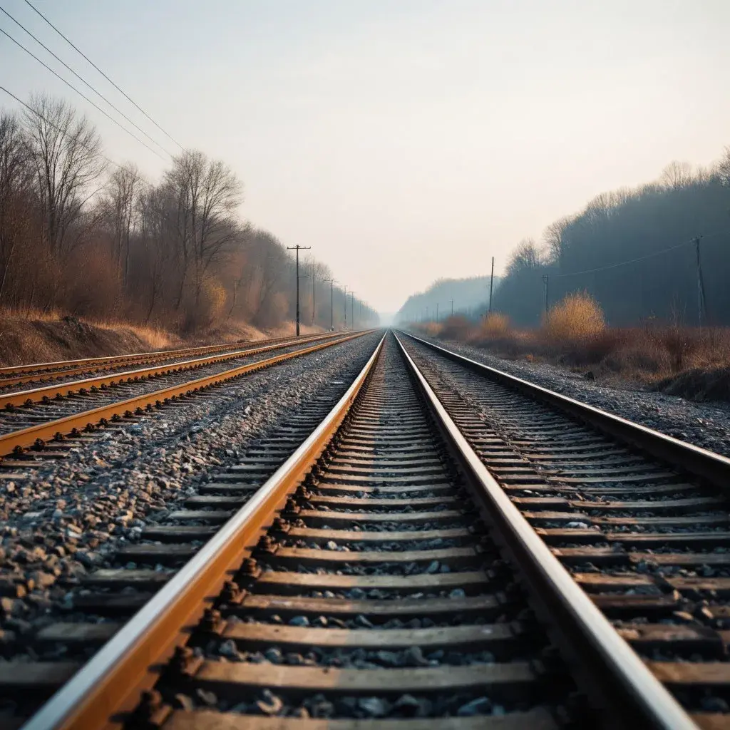 Рельсы железнодорожные, размещение и крепление рельсов