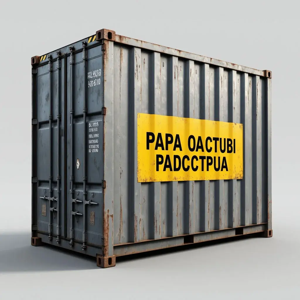 Возвратная тара из-под радиоактивных веществ