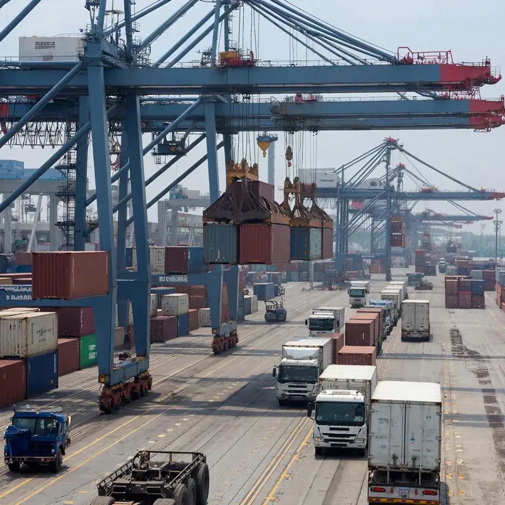 Грузовой терминал строительных материалов в Иркутске